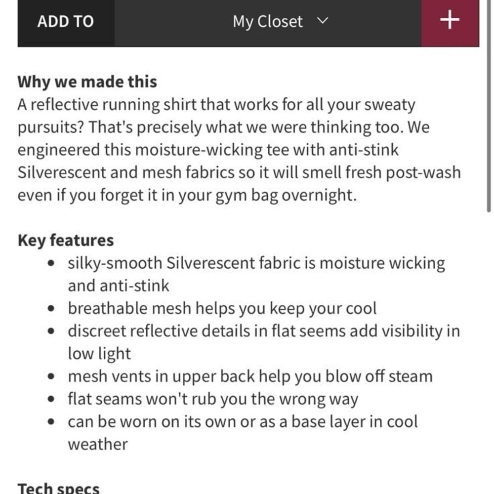 Lululemon Men’s Precise Tee Mesh Alarming Orange - Picture 3 of 7